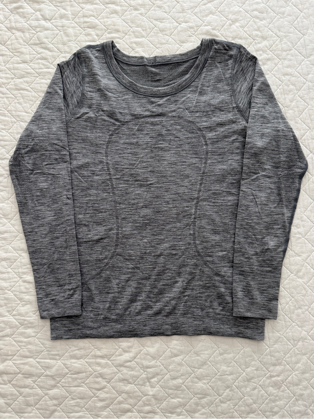 Lululemon Swiftly Tech Relaxed Long Sleeve Top Gray Size 4
